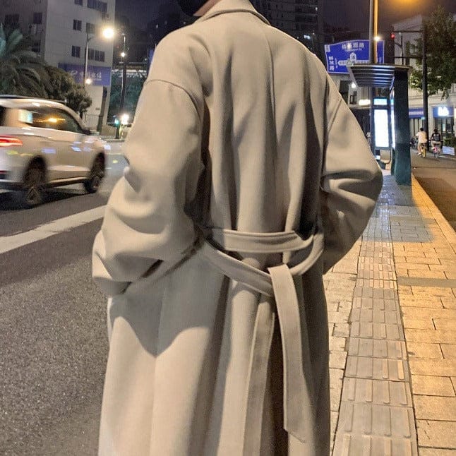 Old Money Tailored Belted Long Coat
