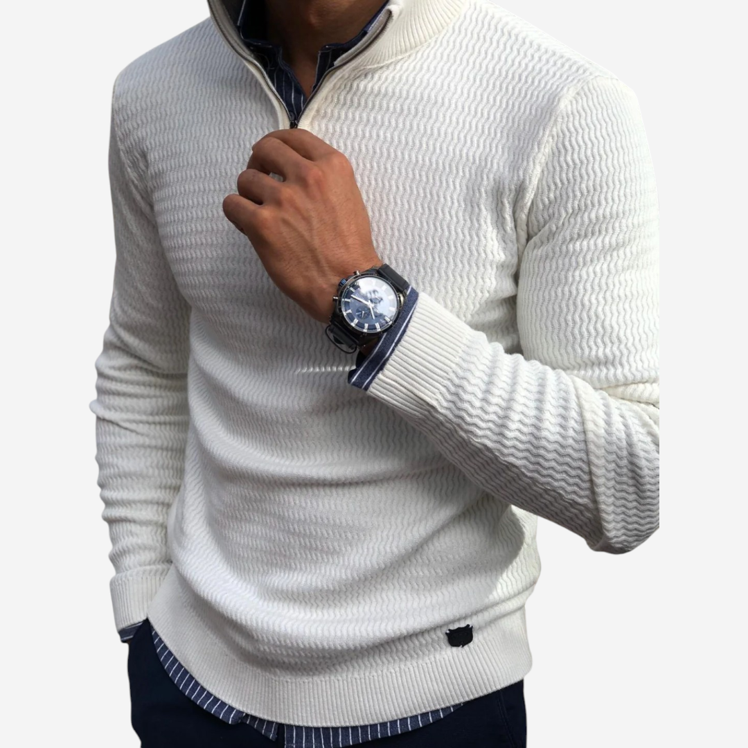 Wool Zip Sweater