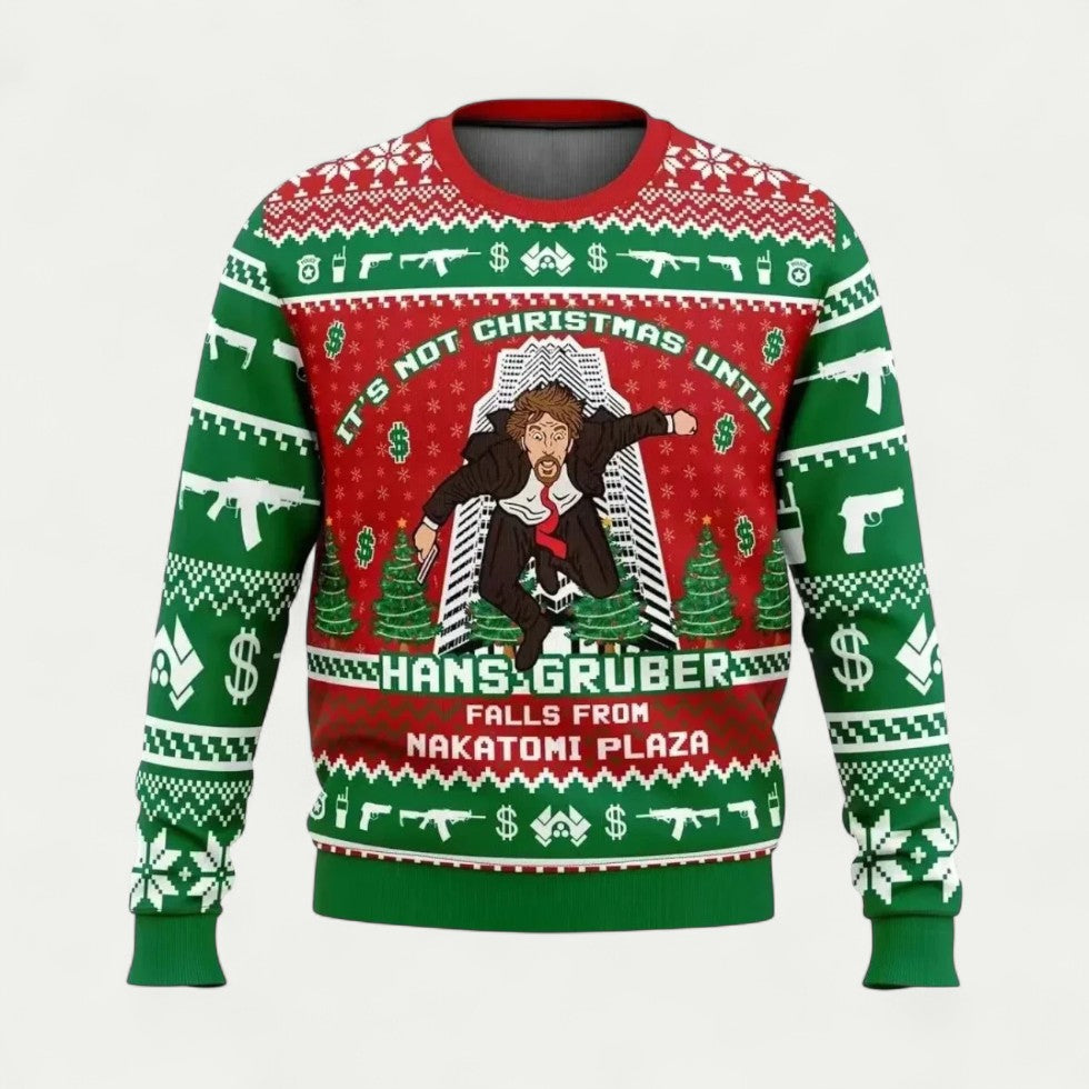 Men’s Action Christmas Knit Sweater