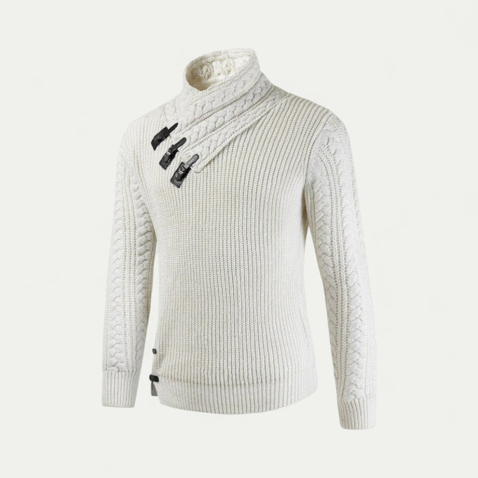 Men’s Chunky Knit Toggle Sweater