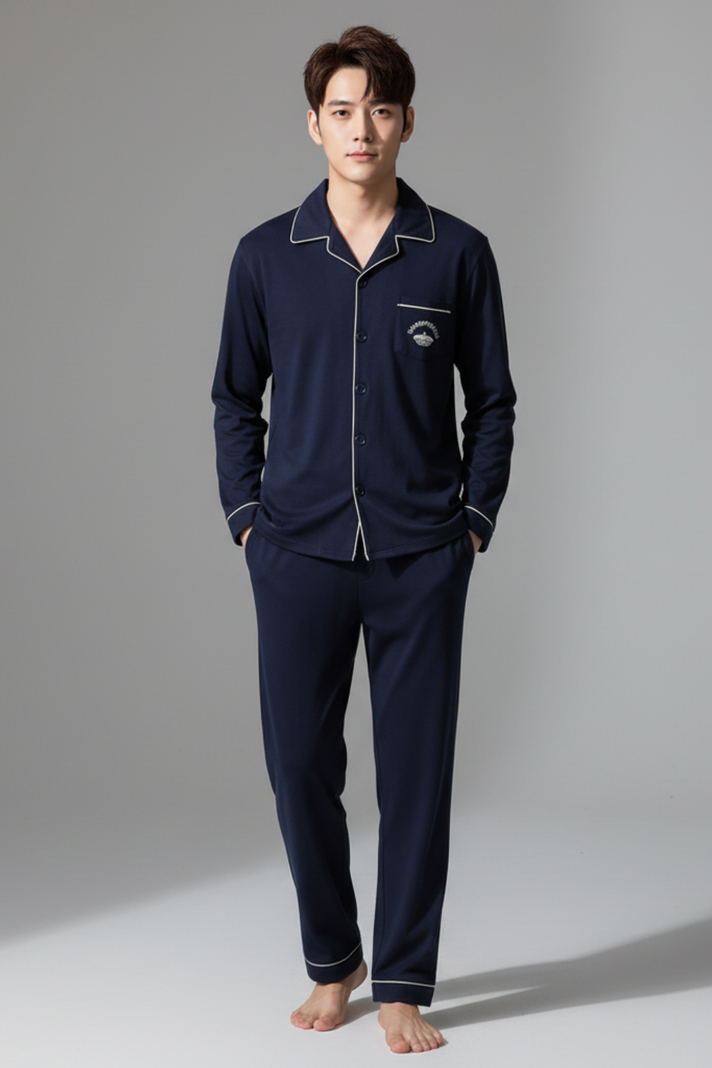 Men’s Long Sleeve Pajama Set