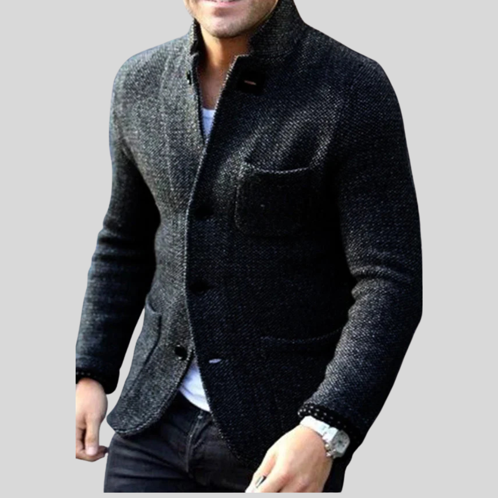 Corven | Button-Down Wool Blazer for Men – Refined Cold-Weather Style