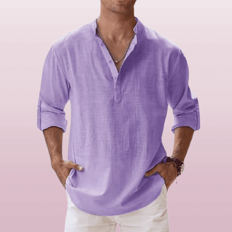 Classic Fit Men's Long Sleeve Shirt