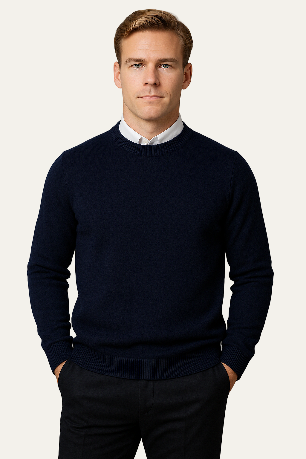 Men’s Refined Knit Crewneck Pullover