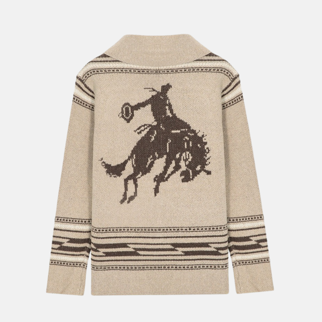 Men’s Chunky Southwestern Knit Cardigan