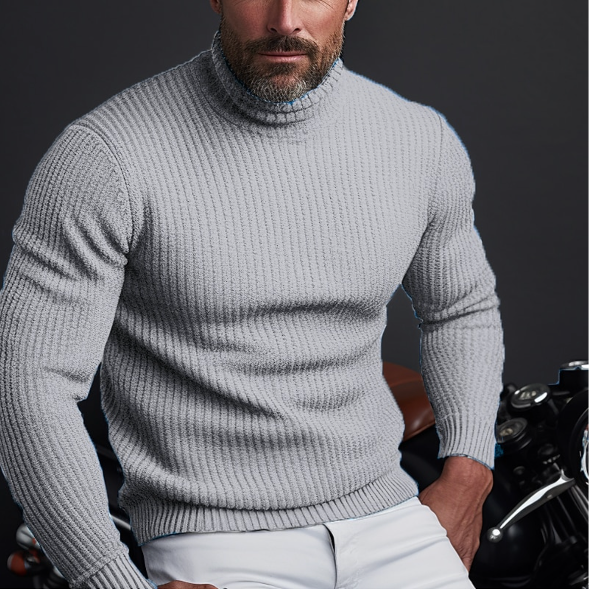 Classic Crew Neck Thermal Sweater