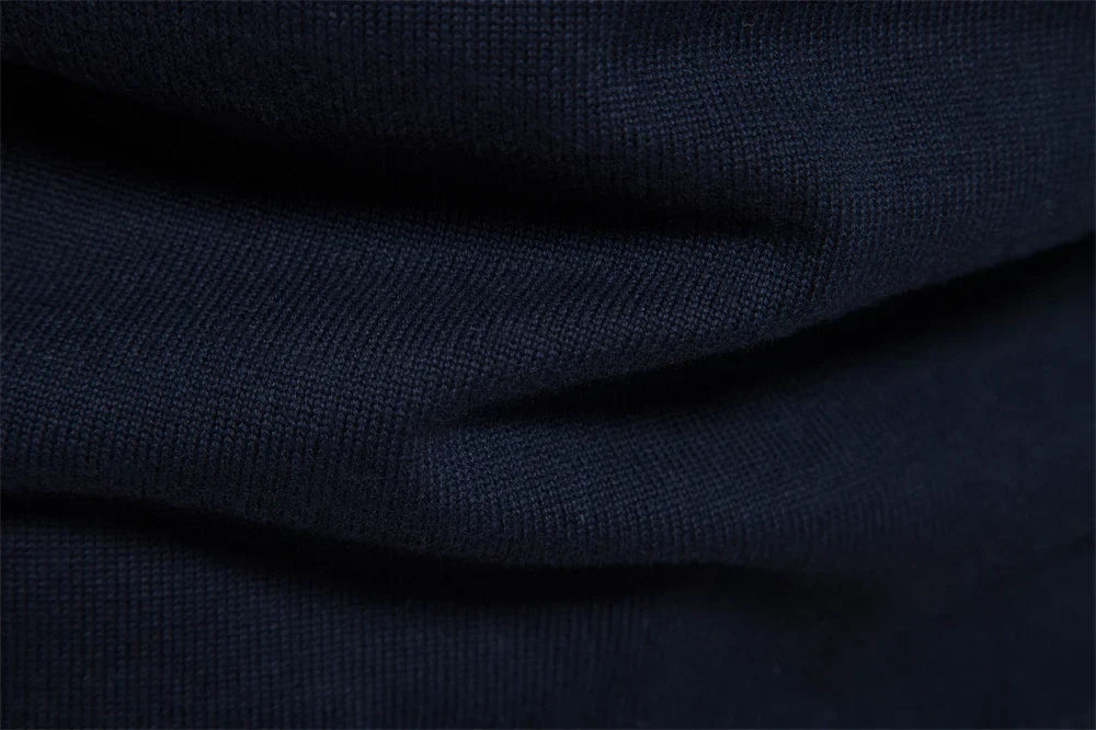 Men’s Color-Block Half-Zip Sweater