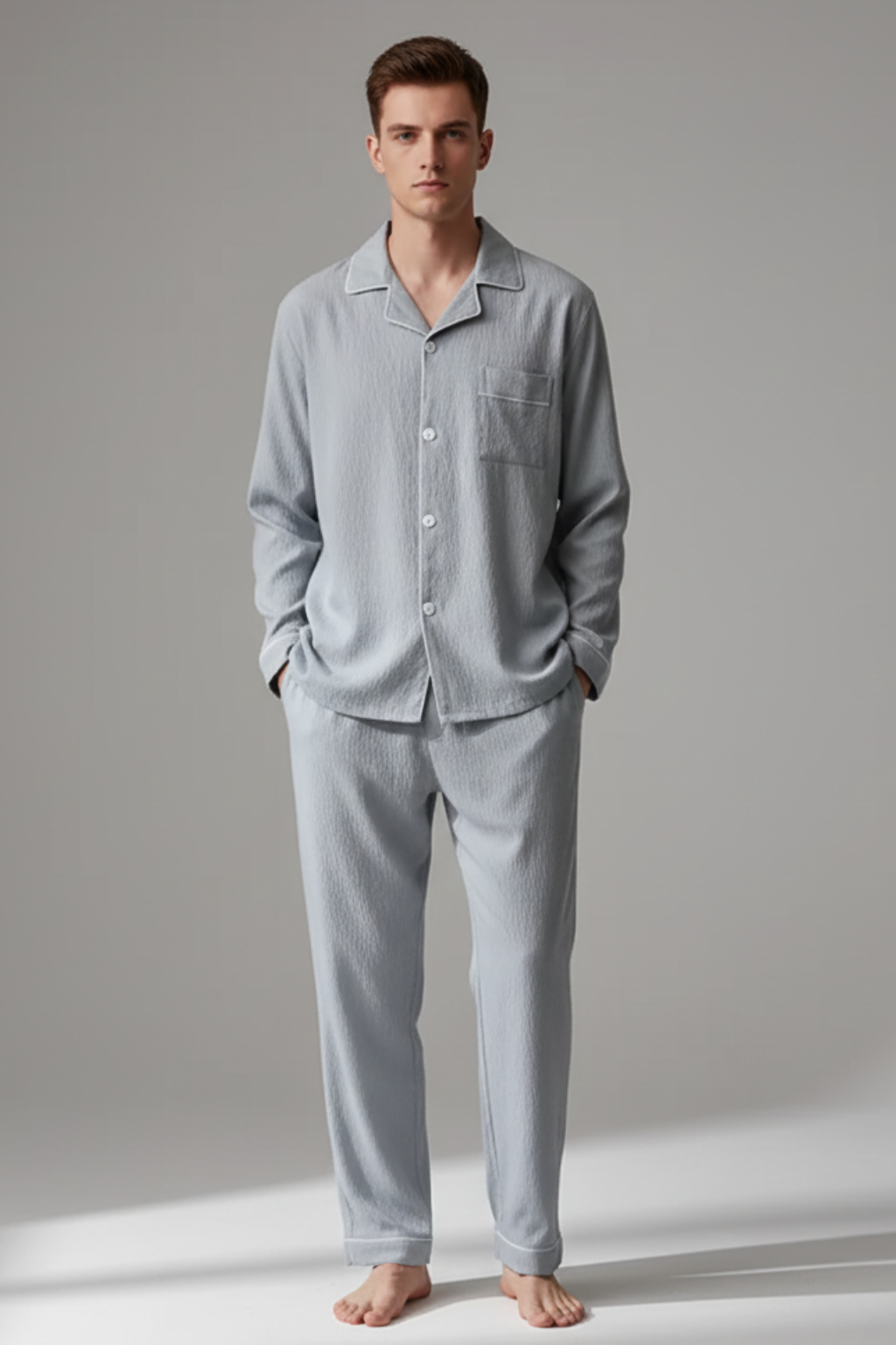 Men’s Long Sleeve Pajama Set