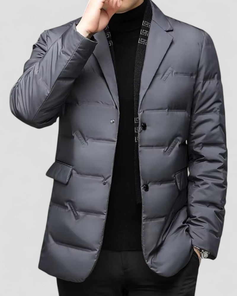 Men’s Quilted Blazer Jacket