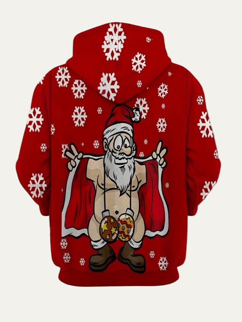 Men’s Funny Santa Christmas Hoodie