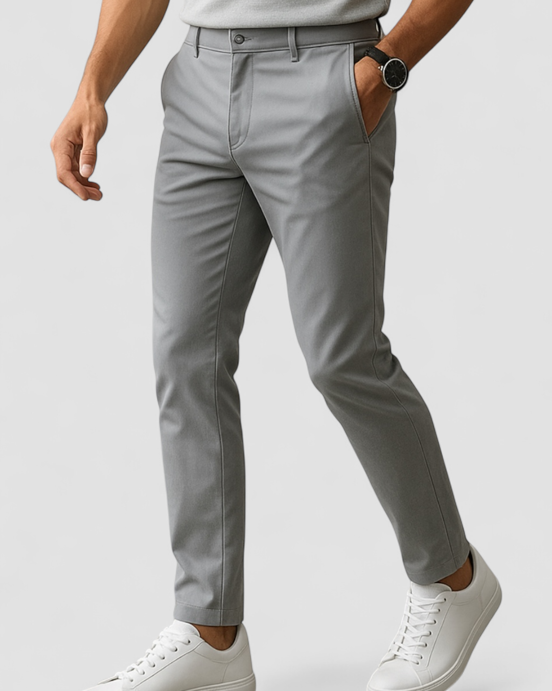 Men’s Straight-Leg Casual Chino Pants