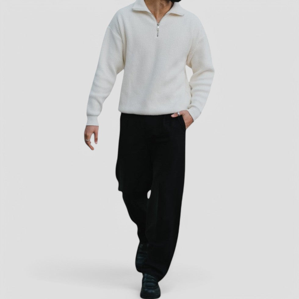 Men's Straight Fit Chino Smart Casual Trousers