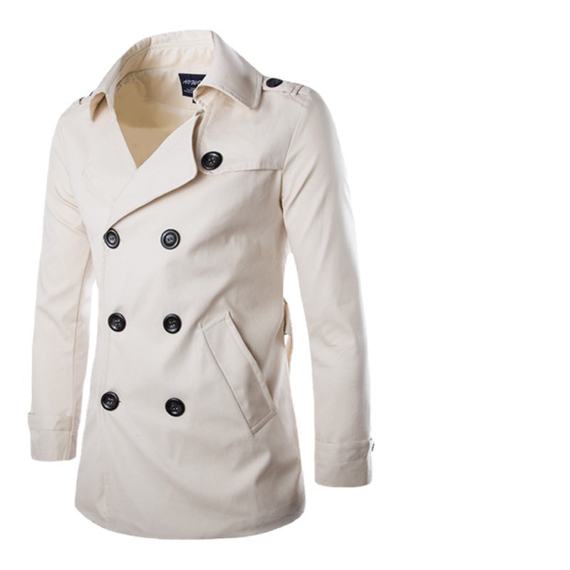Men’s Double Breasted Trench Coat