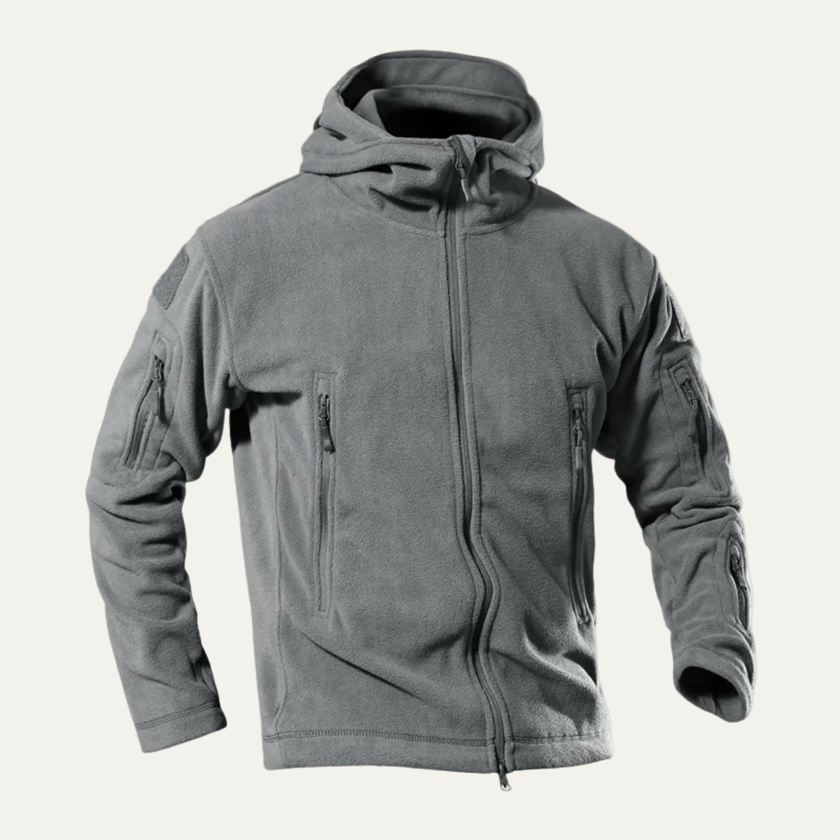 Men’s Tactical Fleece Hooded Jacket