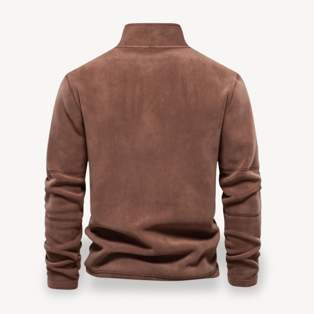 Men’s Essential Fleece Zip Pullover