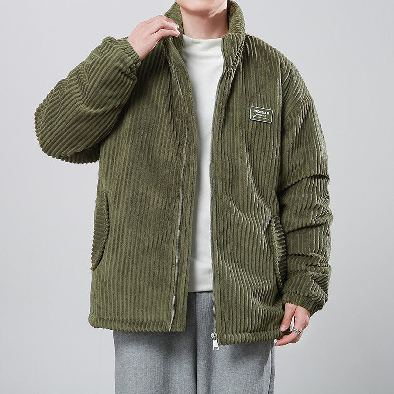 Cevori Relaxed Fit Padded Corduroy Jacket