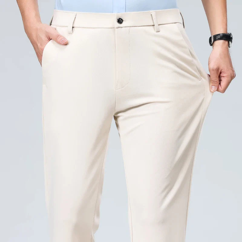 Men’s Slim Fit Trousers – Classic Business Style