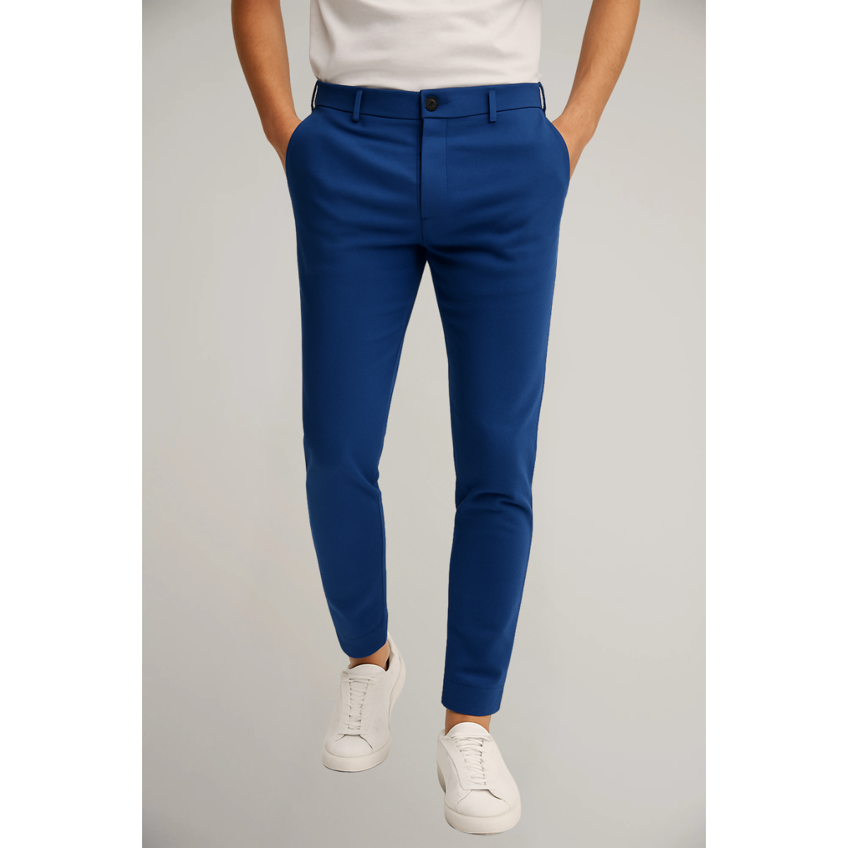 Men’s Tailored Trousers – Classic Flat-Front Workwear