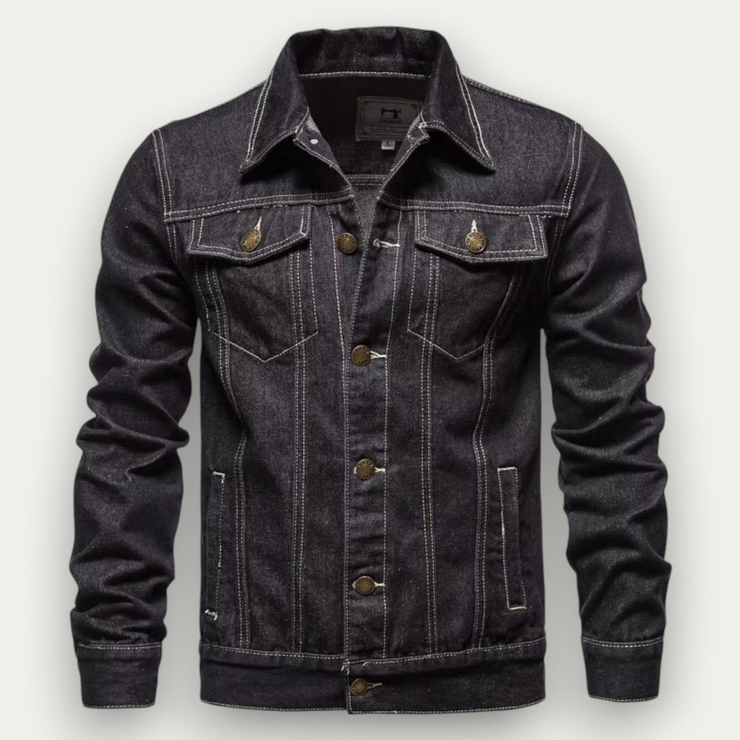 Men’s Classic Dark Denim Jacket