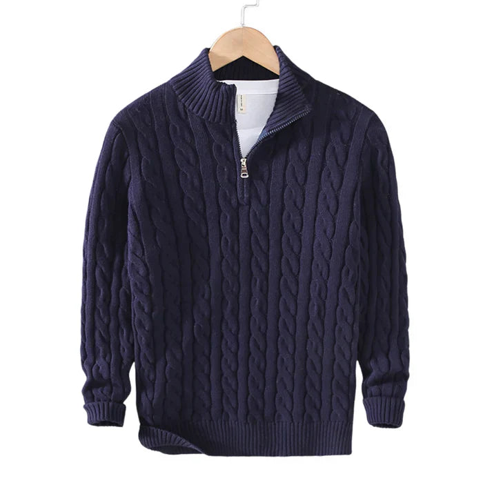Keith - Old Money Half-Zip Jumper Men