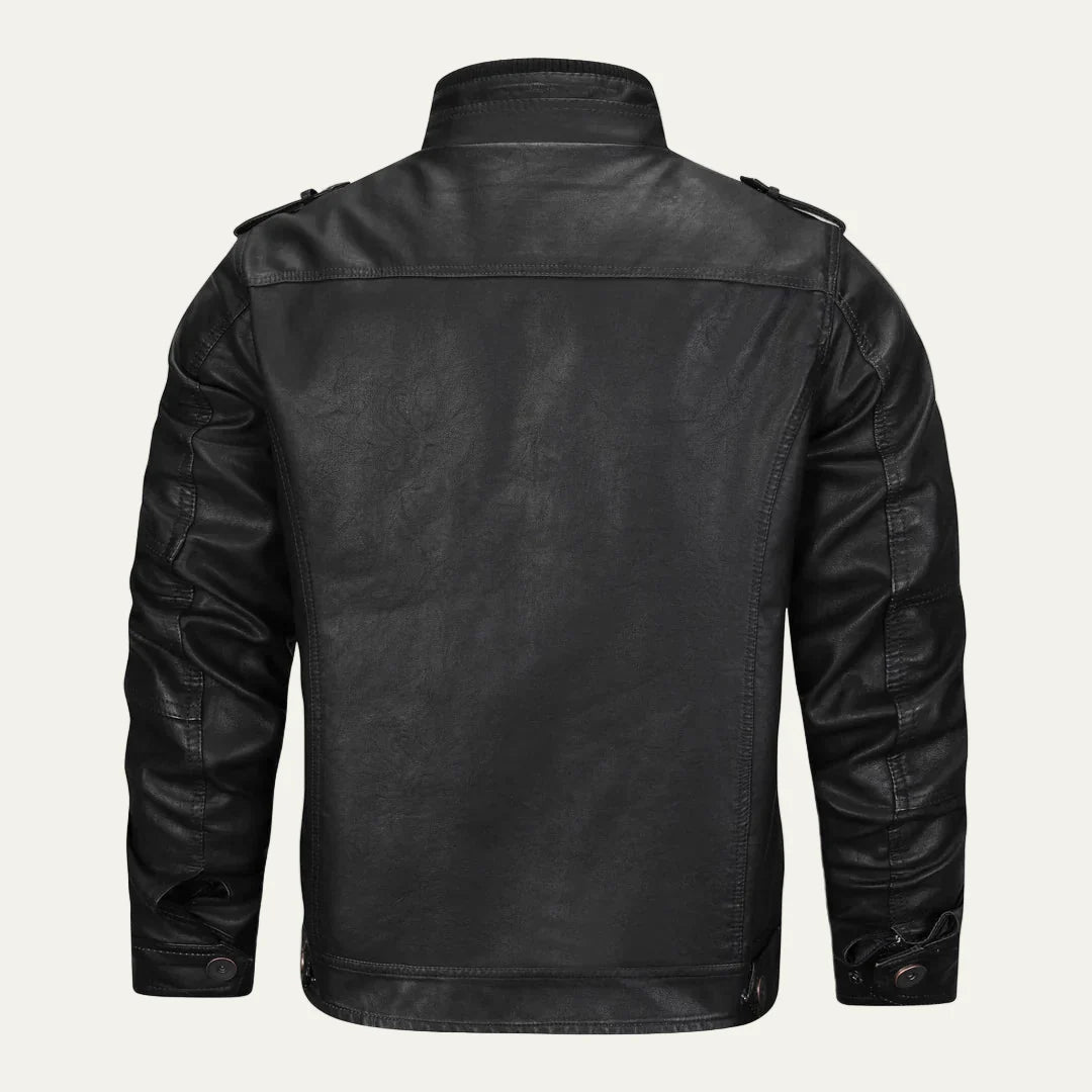 Men’s Vintage Moto Leather Biker Jacket
