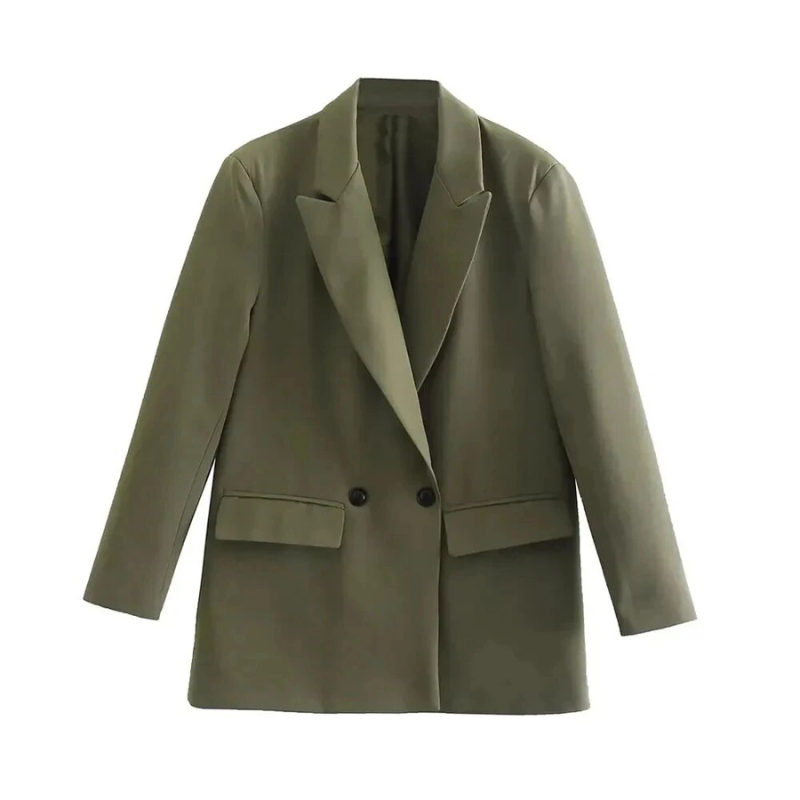 Classic Fit Two Button Blazer