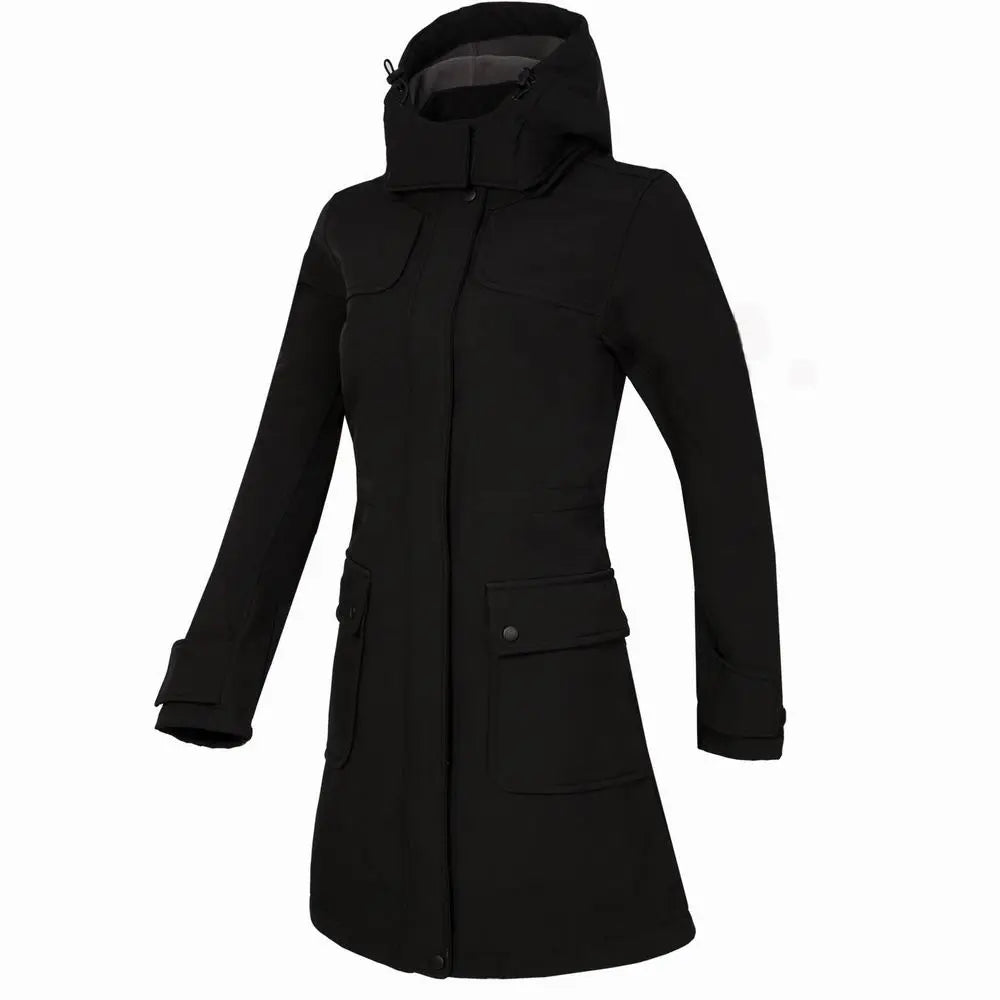 Waterproof Women's Jacket With Hood And Zipper