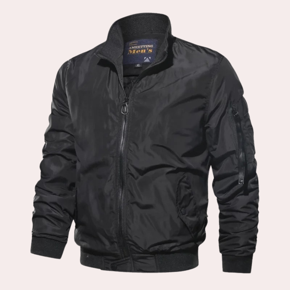 Men's Insulated Quilted Bomber Jacket