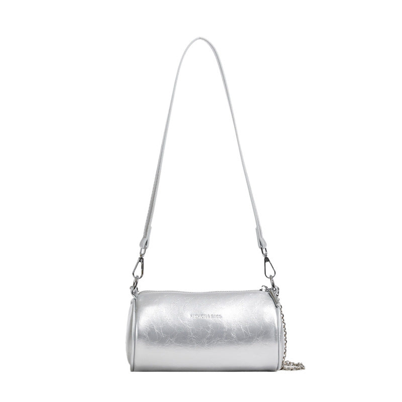 Stylish Round Crossbody Bag, Small & Fashionable