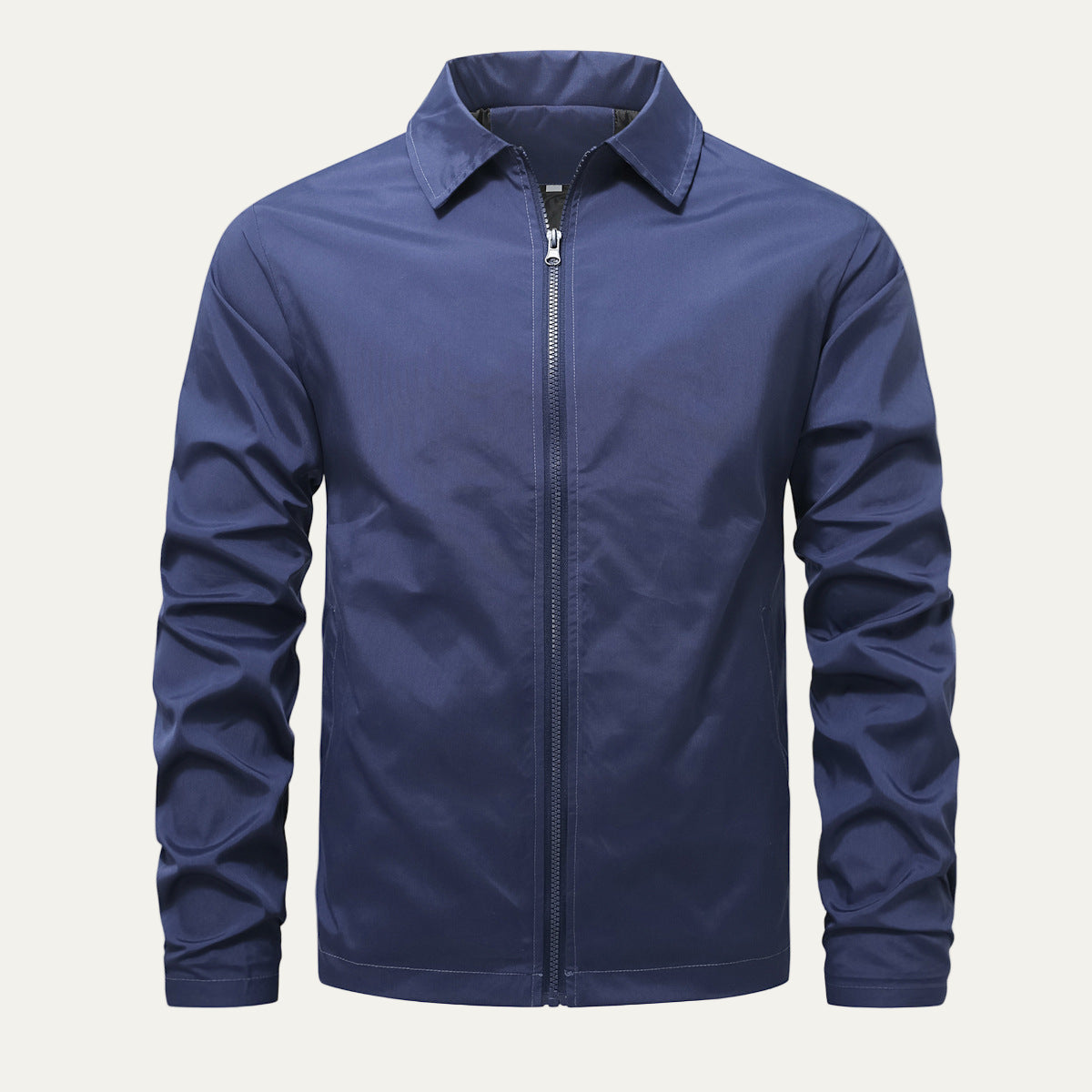 Men’s Minimalist Lightweight Windbreaker Jacket