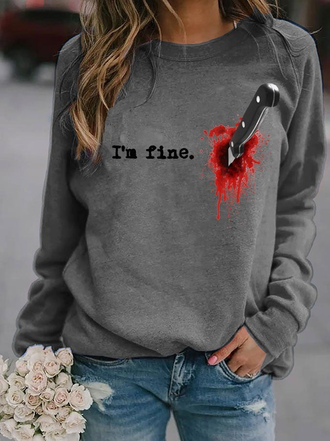 Fall Fashion Pumpkin Graphic Sweatshirt