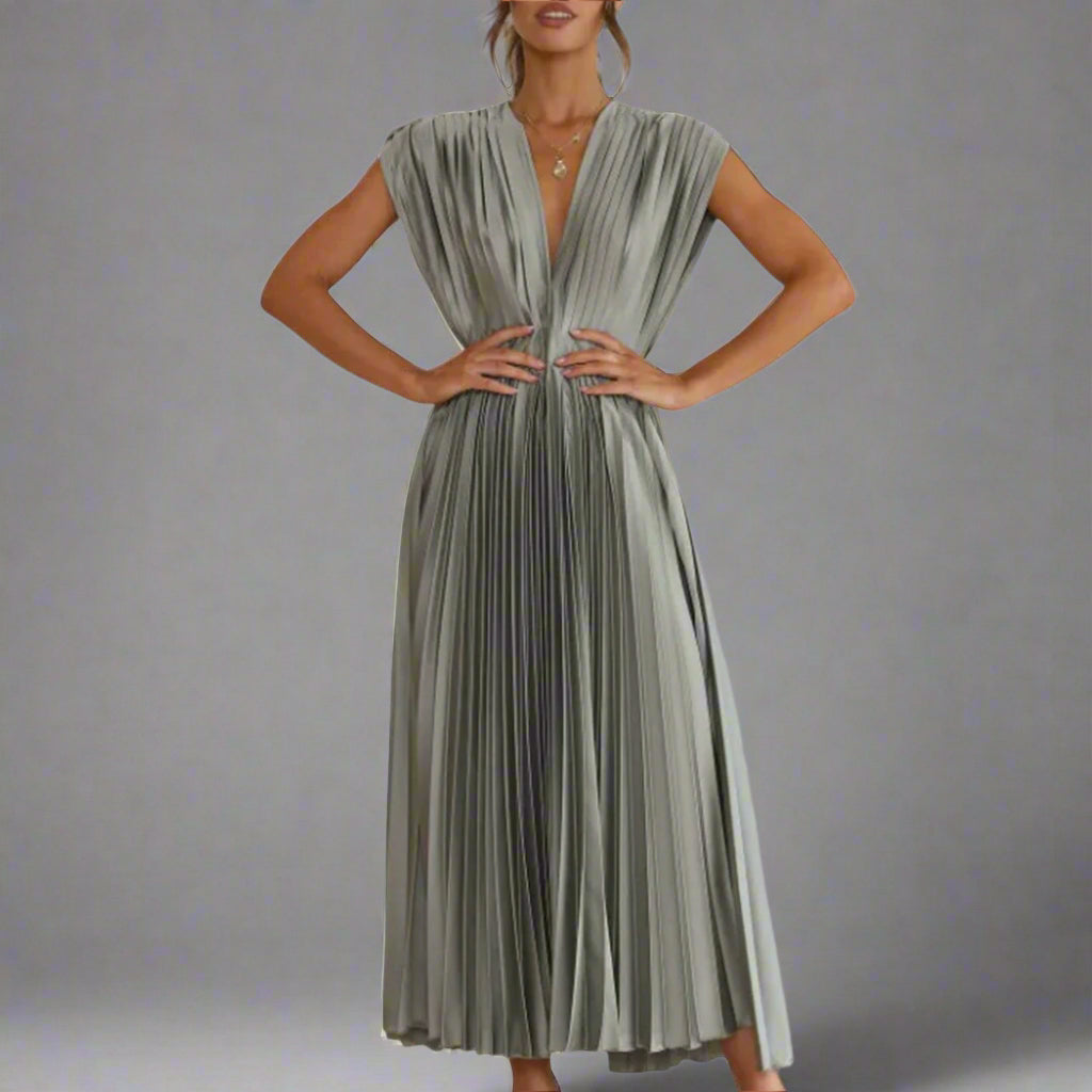 Classic Fit Midi Dress for Women