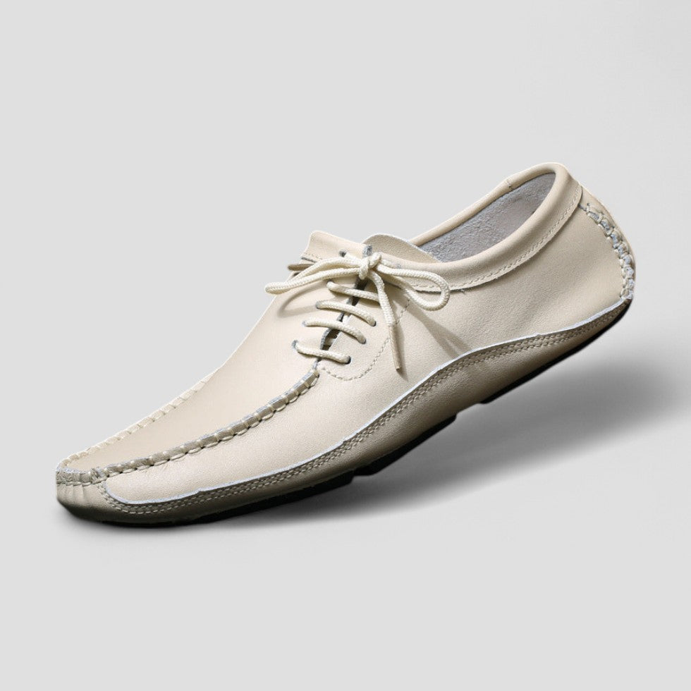 Orthopedic Leather Loafers for Men with Soft Insole