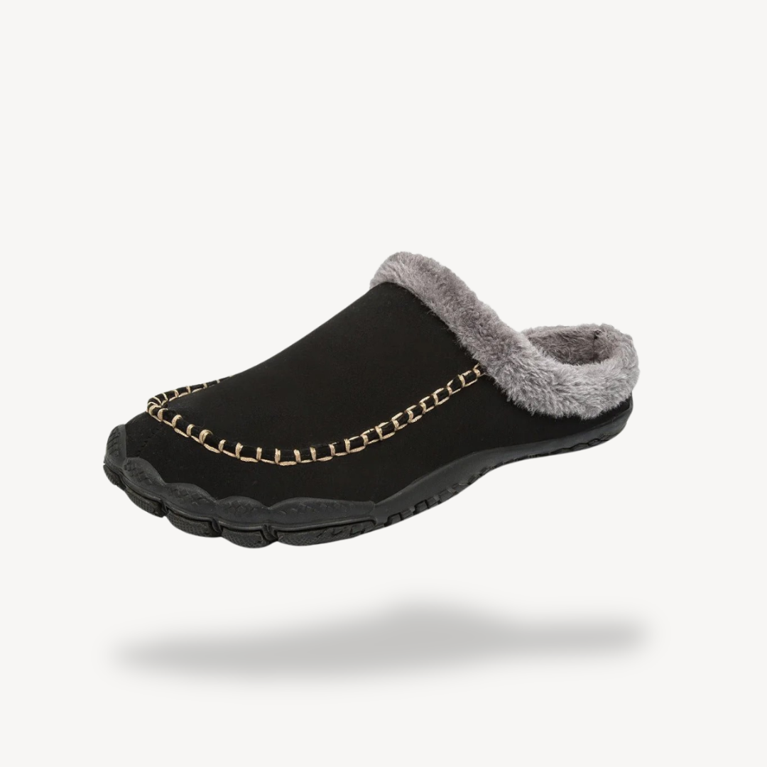 Men’s Plush Moccasin Slippers