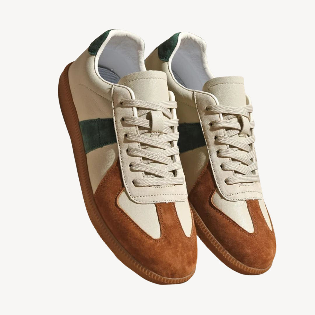 Men’s Retro Luxury Leather Sneakers