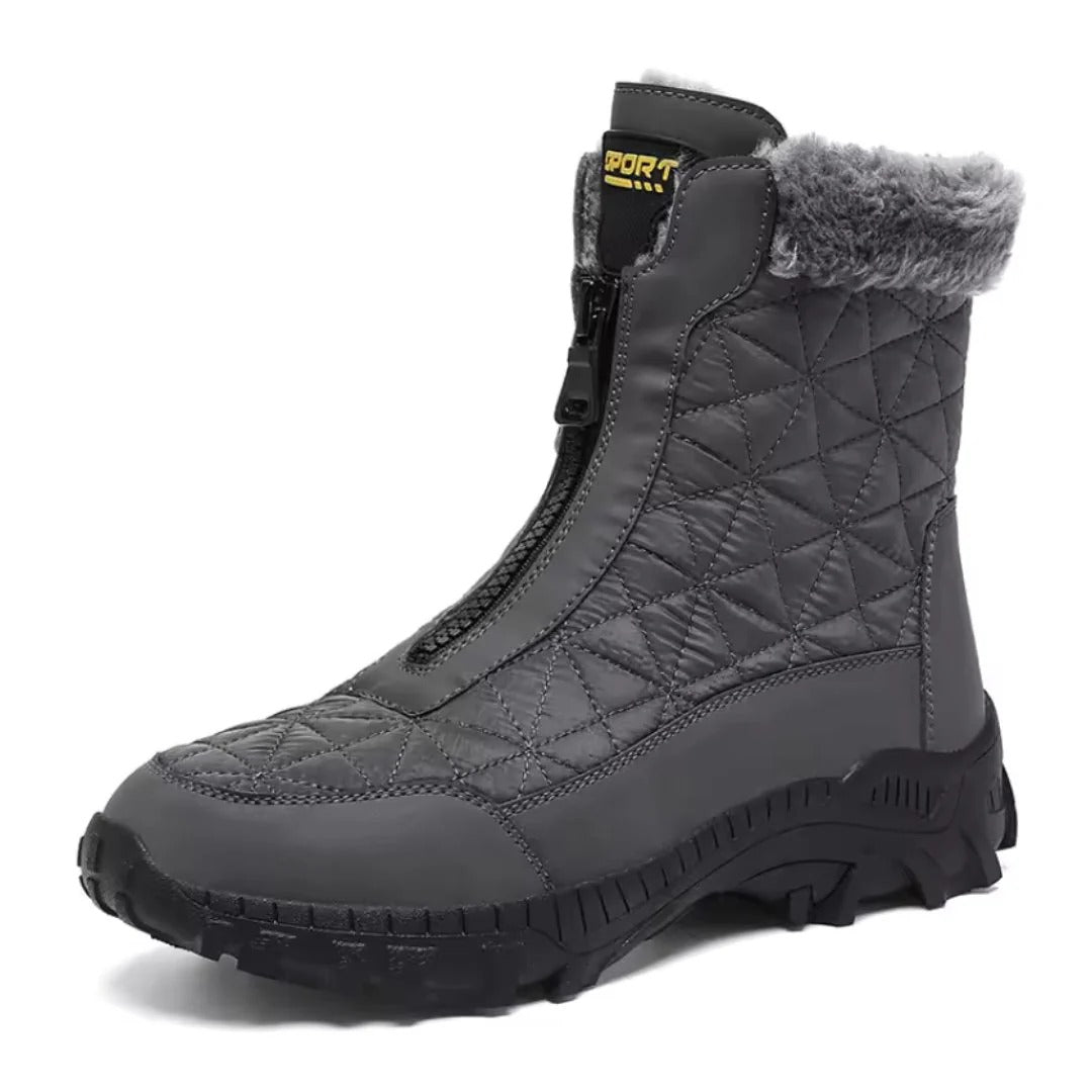Women’s Hidden Heel Warm Leather Boots
