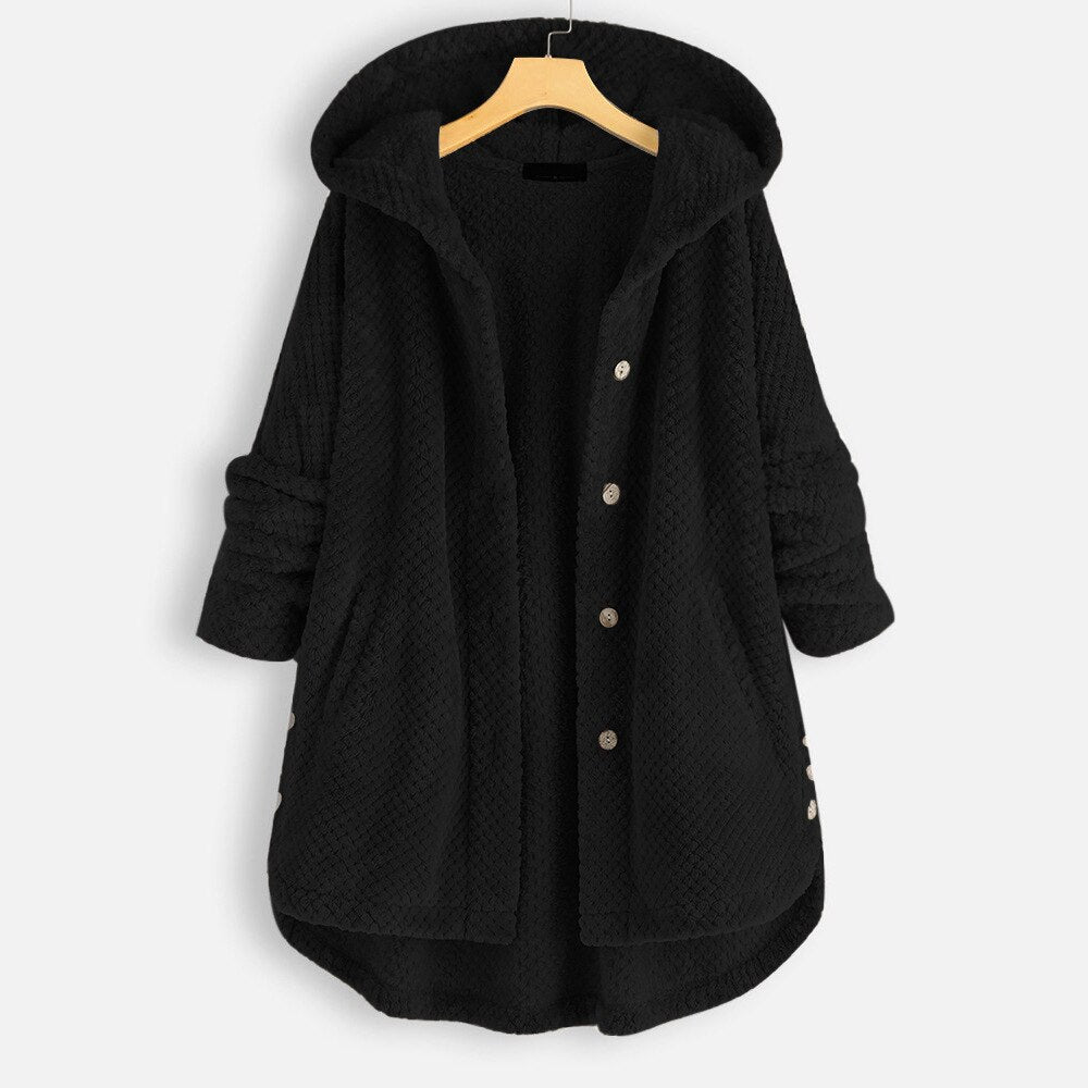 Arabella | Women's Oversized Ribbed Winter Hoodie