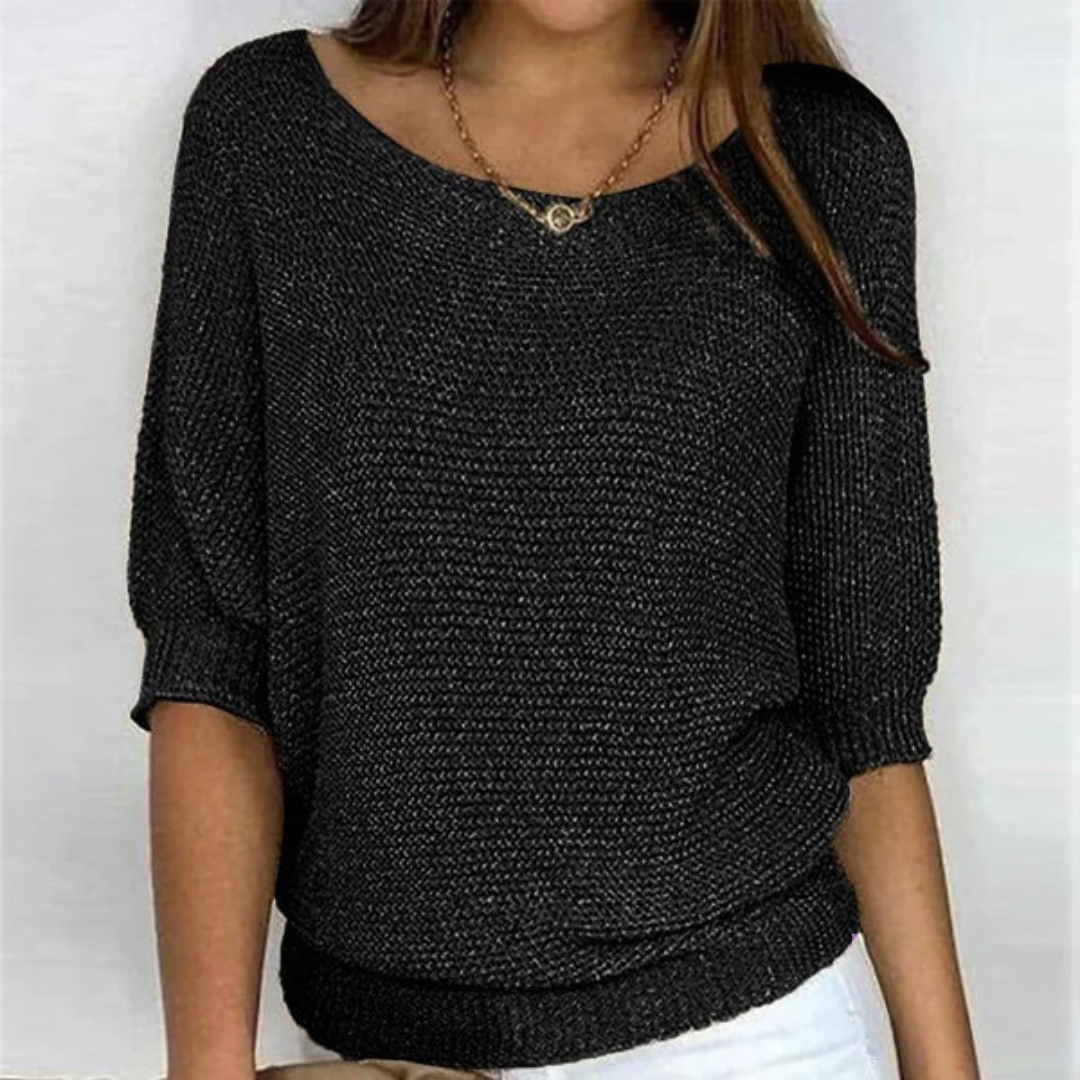 Batwing Sleeve Sweater | Lightweight & Stylish | Relaxed Fit