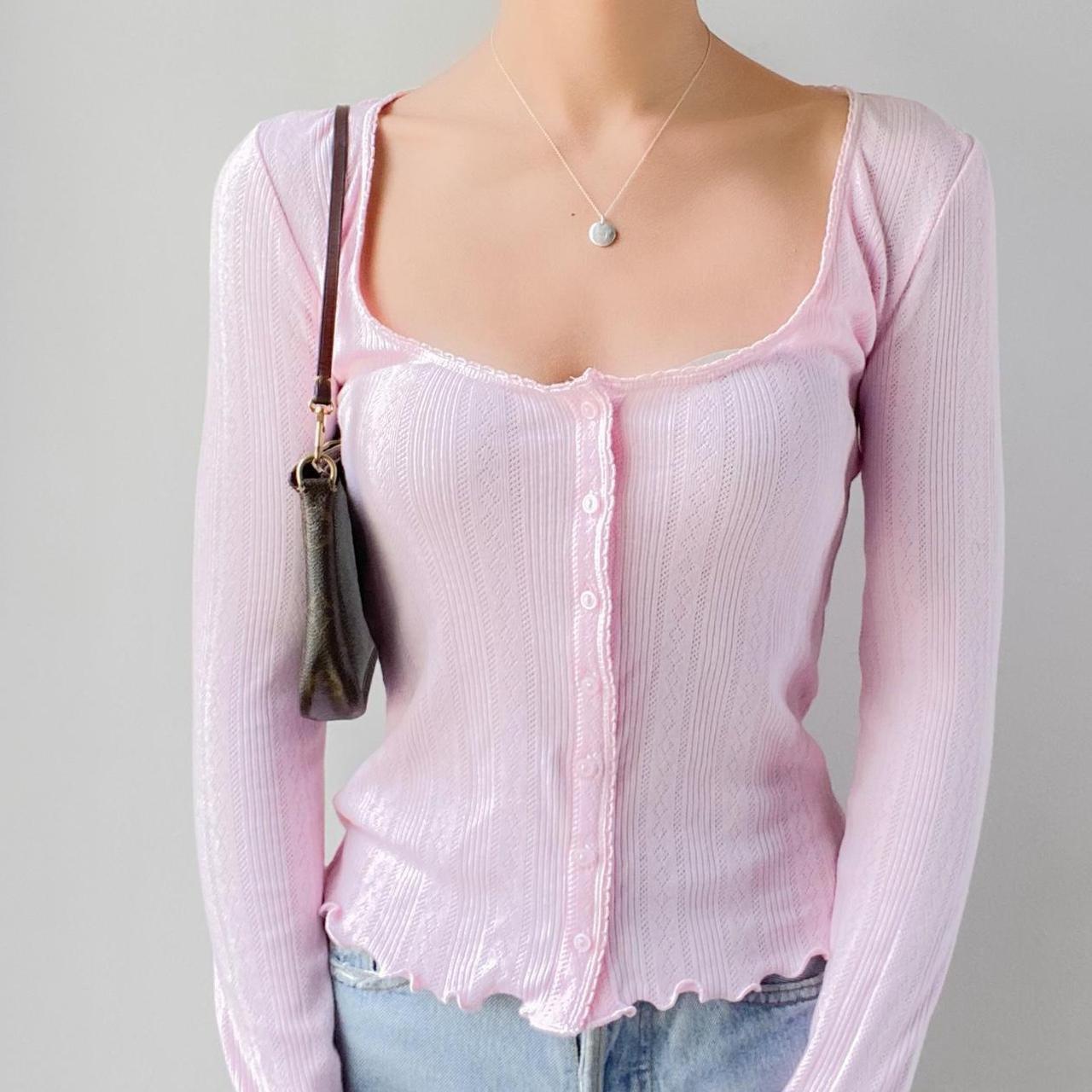 Relaxed Fit Women's Blouse with Square Neckline - BritishElegance