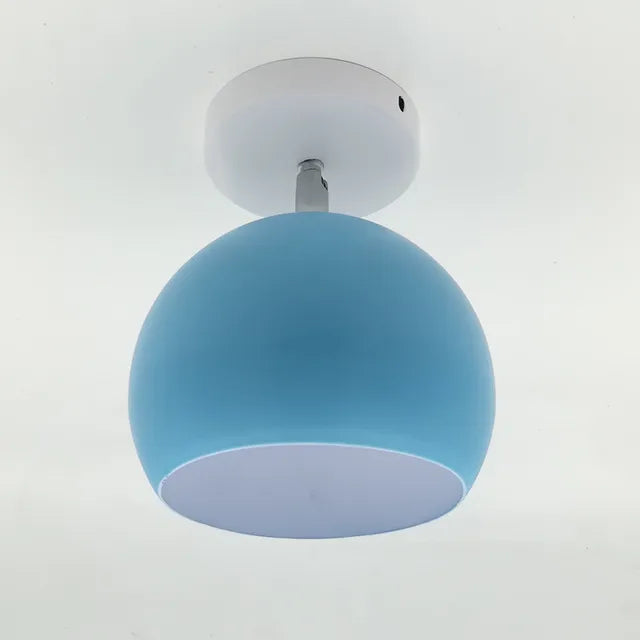 Soft White Round Ceiling Lamp With Warm Glow