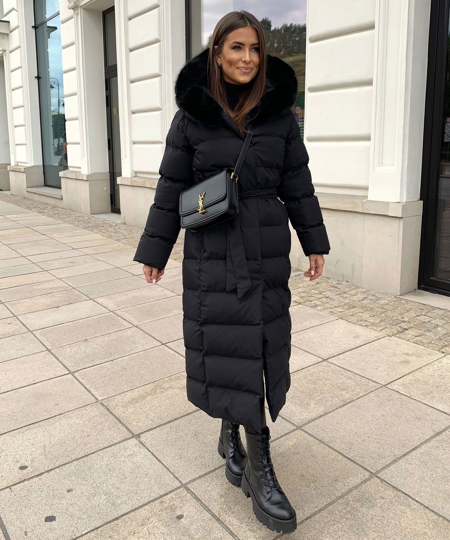 Clara | Black Winter Parka Jacket