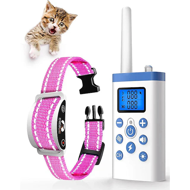 Pet Training Collar with Remote Control Receiver