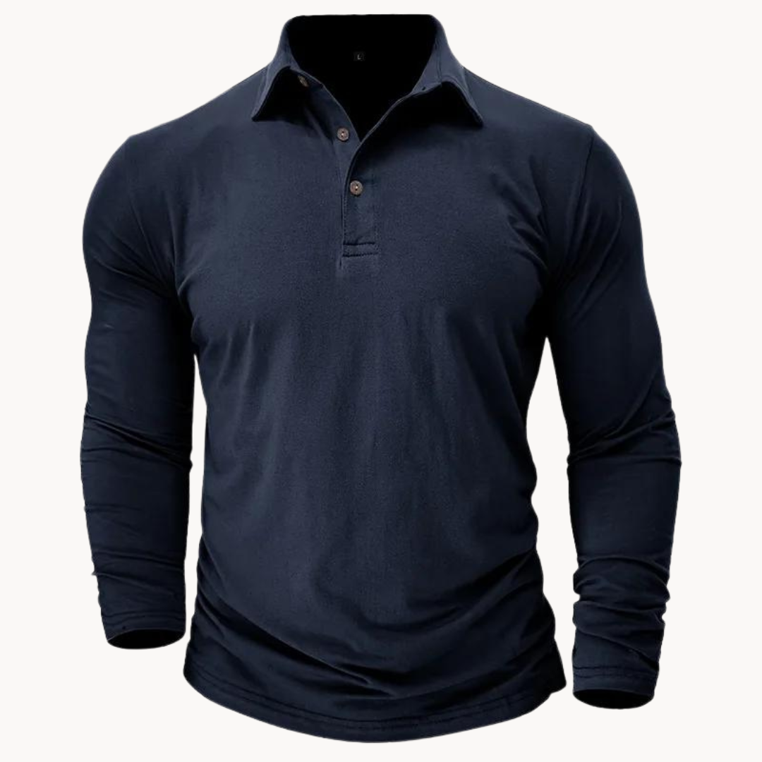 Polo Shirt - Soft Blend Knit Collar & Breathable Feel