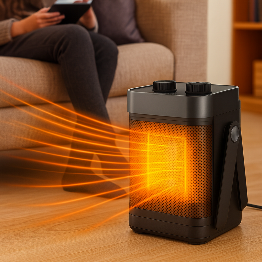 ThermoLite | Portable Space Heater with Adjustable Thermostat Control