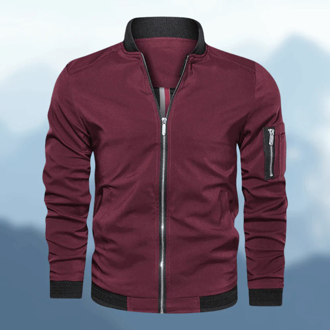 Slim Fit Black Leather Jacket