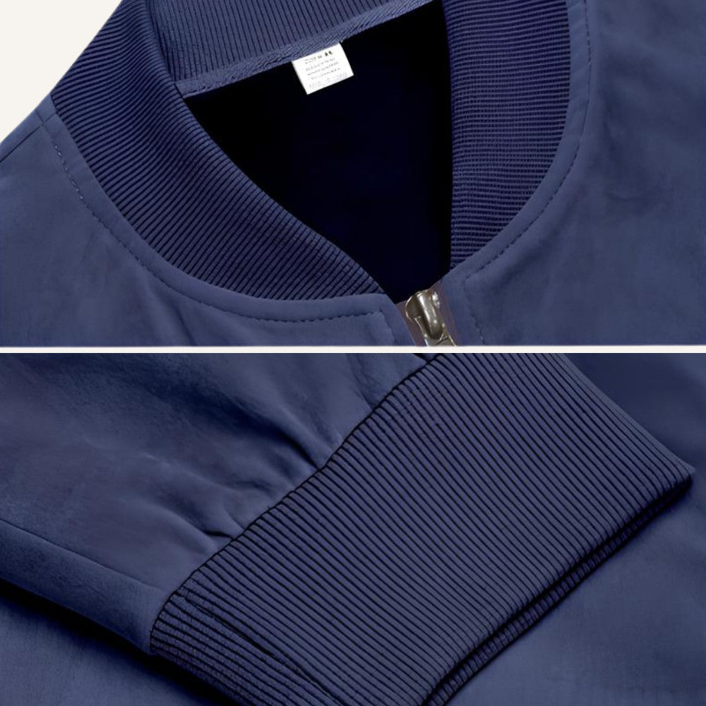 Men’s Classic Bomber Zip-Up Jacket