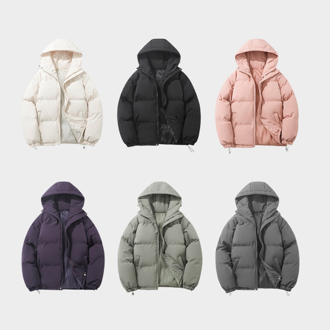 Robyn – Women’s High Neck Hooded Puffer Jacket