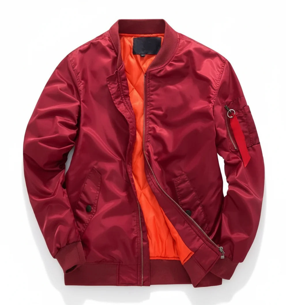 Classic Flight Bomber Jacket for Men