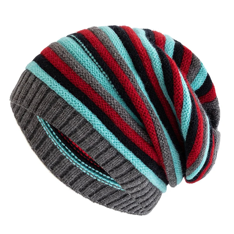 Warm Cable Knit Slouch Beanie for Ladies