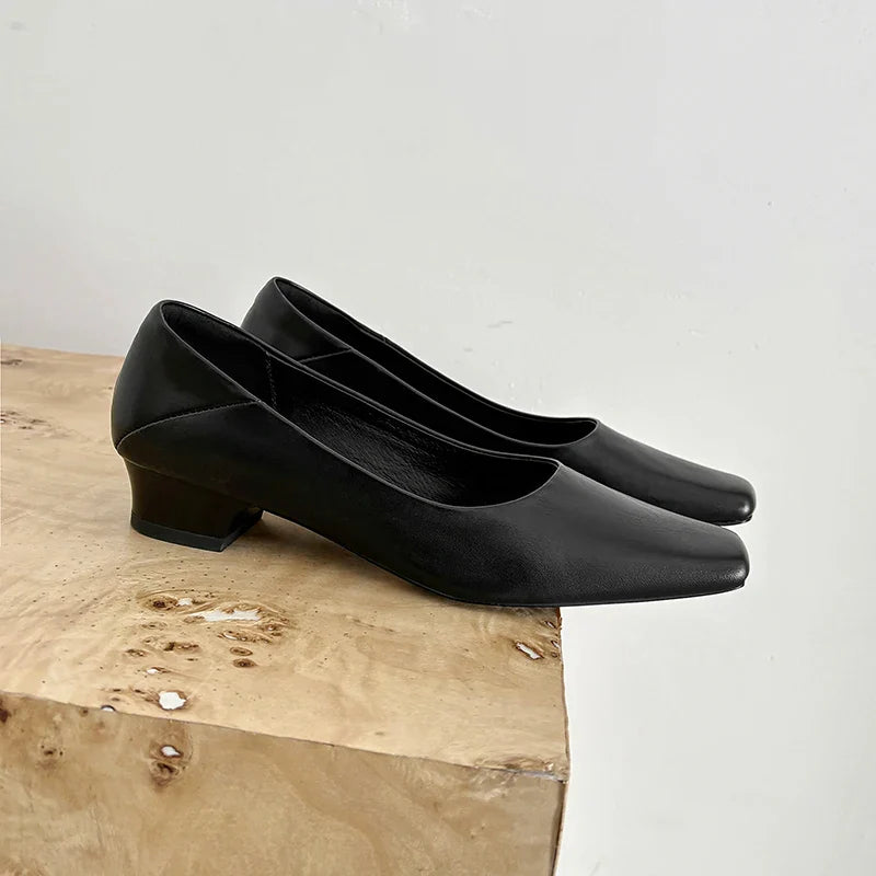 Nicole Genuine Leather Pumps